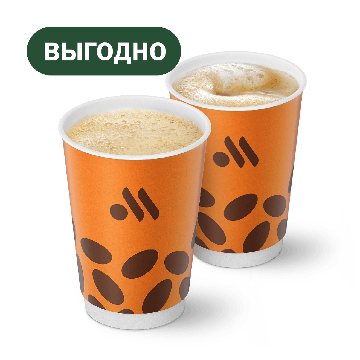 Пара Капучино /Латте - «Вкусно и Точка»